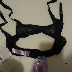 SAVAGE X FENTY Flock Dot Garter Belt